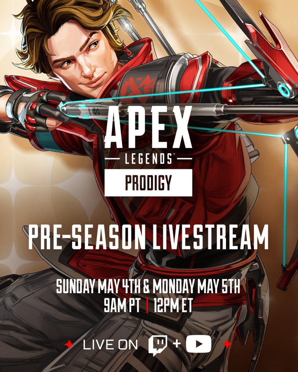 sharpylle's tweet image. On est en avant première la Saison 25 d'Apex Legends à 18H 🔥🤩
#EAPartner Merci EA pour l'opportunité ! 
Rdv twitch.tv/sharpylle pour tout découvrir🏹