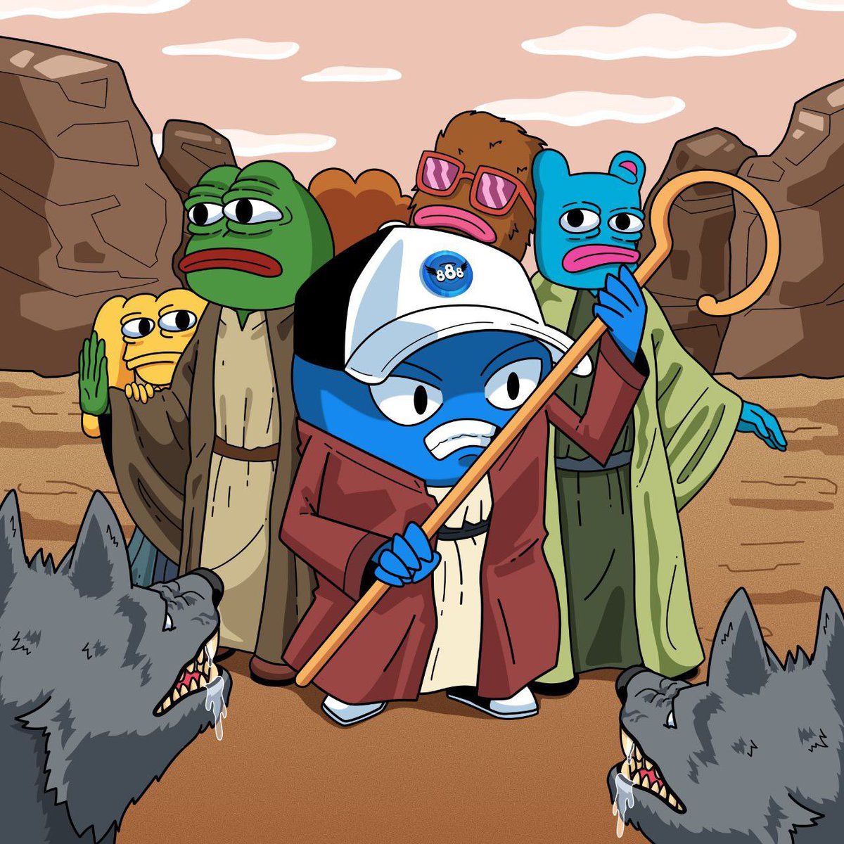 888pump's tweet photo. CONGREG888TION: THE CULT'S SACRED RITUAL 

The blue prophet calls believers to the sacred gathering tonight at 8:08 PM UTC.

While lesser memes tremble before market wolves, our guide leads the chosen CULT toward divine prosperity through the power of triple 8s.

Join us for celestial wisdom, wealth incantations, and tokens of abundance. The faithful will receive blessings through our sacred games of fortune.

Those who attend strengthen their path to prosperity.

8:08 PM UTC TONIGHT 

THE CULT REWARDS ITS BELIEVERS

Telegram - https://t.co/4qD4MsmL6B