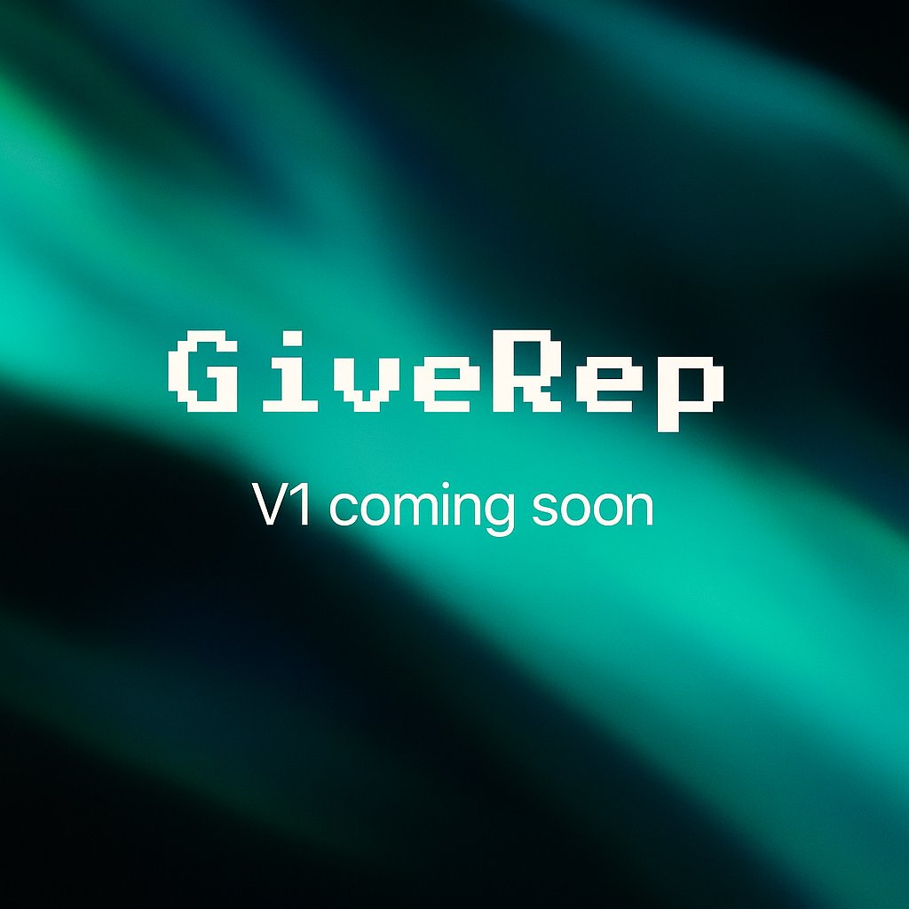 <a href="/GiveRep/">GiveRep</a>  Incentivezed Point Program Live🔥🔥

Link: giverep.com/loyalty

Also GiveRep V1 Coming  Soon🔥