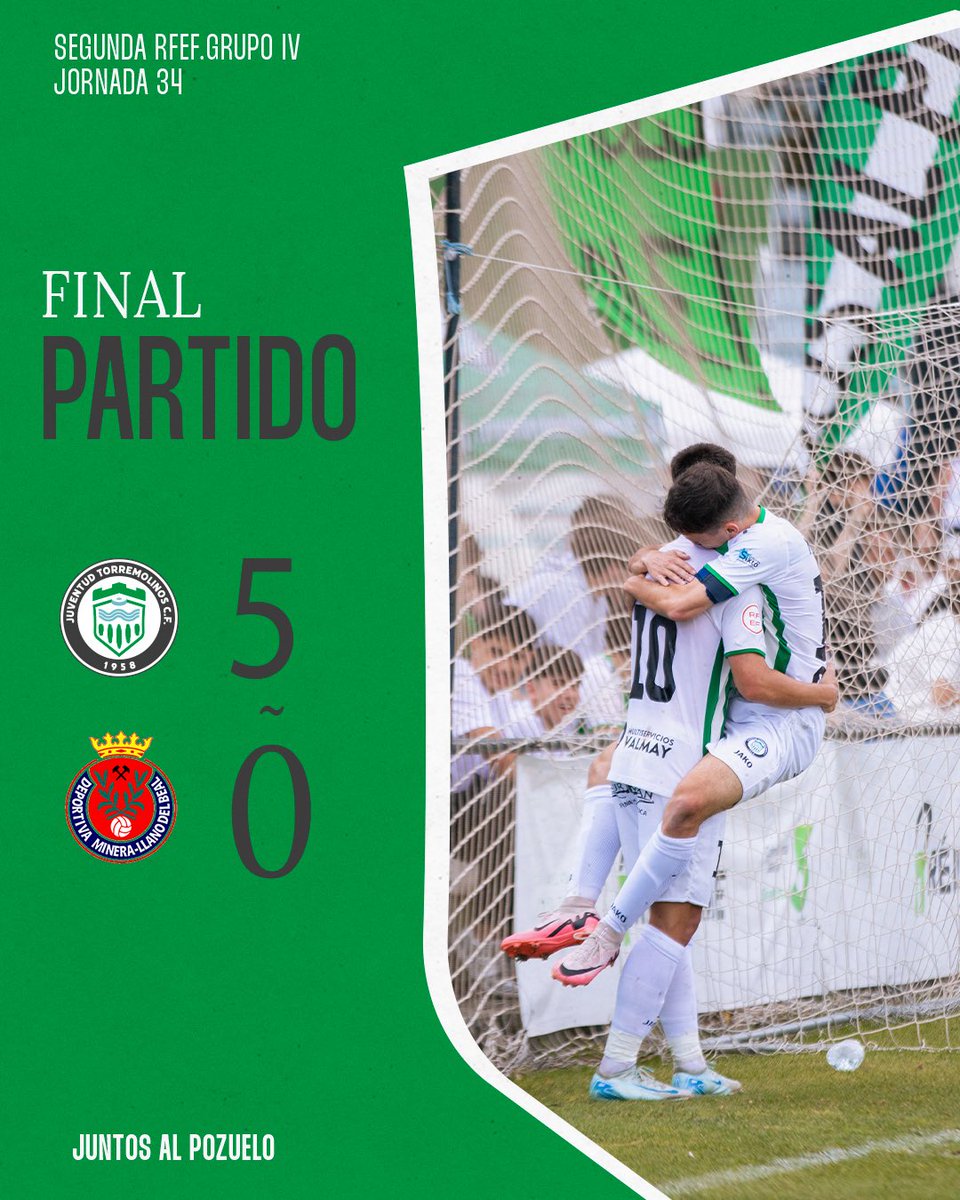 ¡𝙇𝙊 𝙇𝙊𝙂𝙍𝘼𝙈𝙊𝙊𝙊𝙊𝙊𝙎! ¡𝙎𝙊𝙈𝙊𝙎 𝙀𝙌𝙐𝙄𝙋𝙊 𝘿𝙀 𝟭ª 𝙍𝙁𝙀𝙁! 🏆

¡SOIS ENORME EQUIPOOOOO! 💚

#TorremolinosDeportivaMinera #FutureIsHere