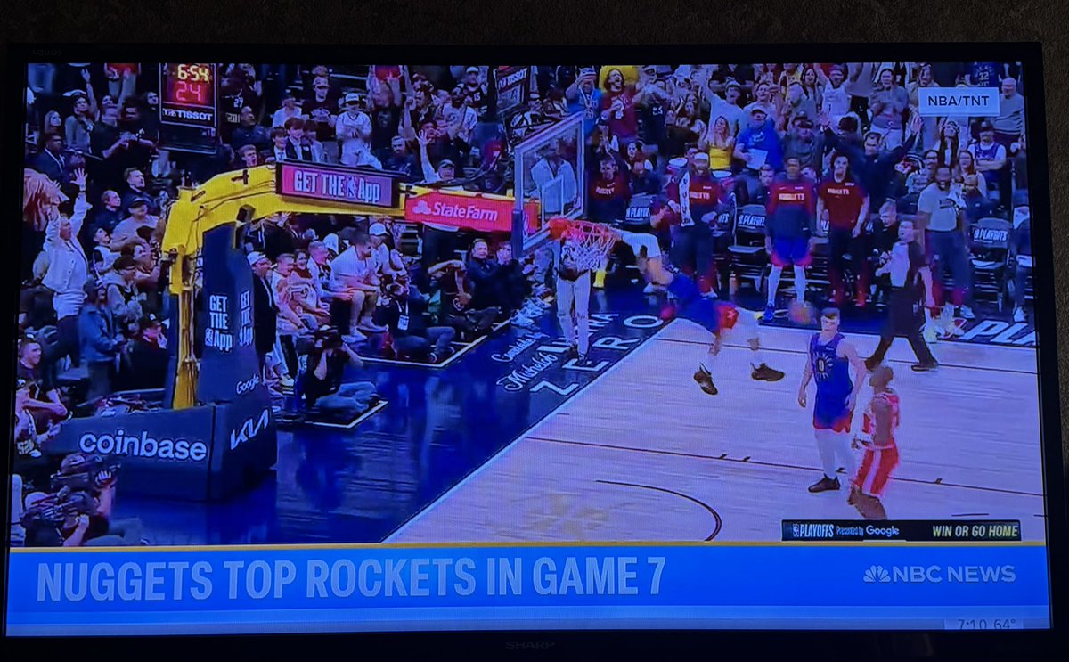 Hey <a href="/NBCNews/">NBC News</a> <a href="/TODAYshow/">TODAY</a> <a href="/WillieGeist/">Willie Geist</a>  🤔

Game 7 🌉vs 🚀 tonight
#ClutchCity
#RedDay
#RedRowdies