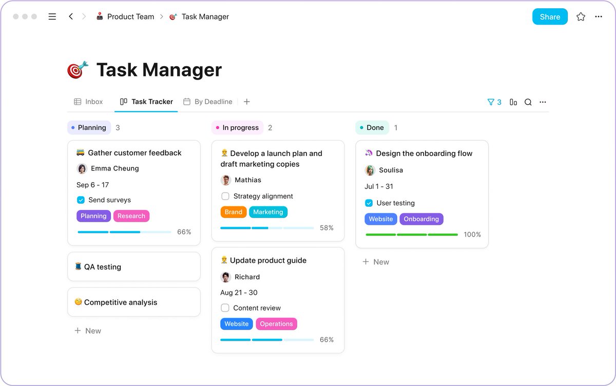 This app is soo good. <a href="/appflowy/">AppFlowy</a> 

I do self hosted in my homelab, and expose with cloudflare tunnel. As a replacement for Notion.
 
appflowy.com