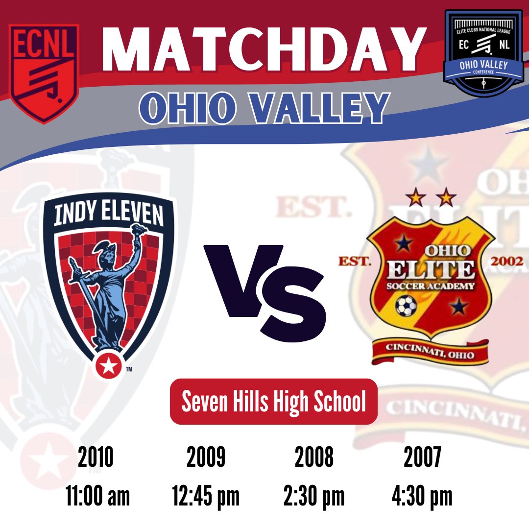 On the road for some conference play! ⚽️⚽️🥅 #ohiovalleysoccerconference #ecnl