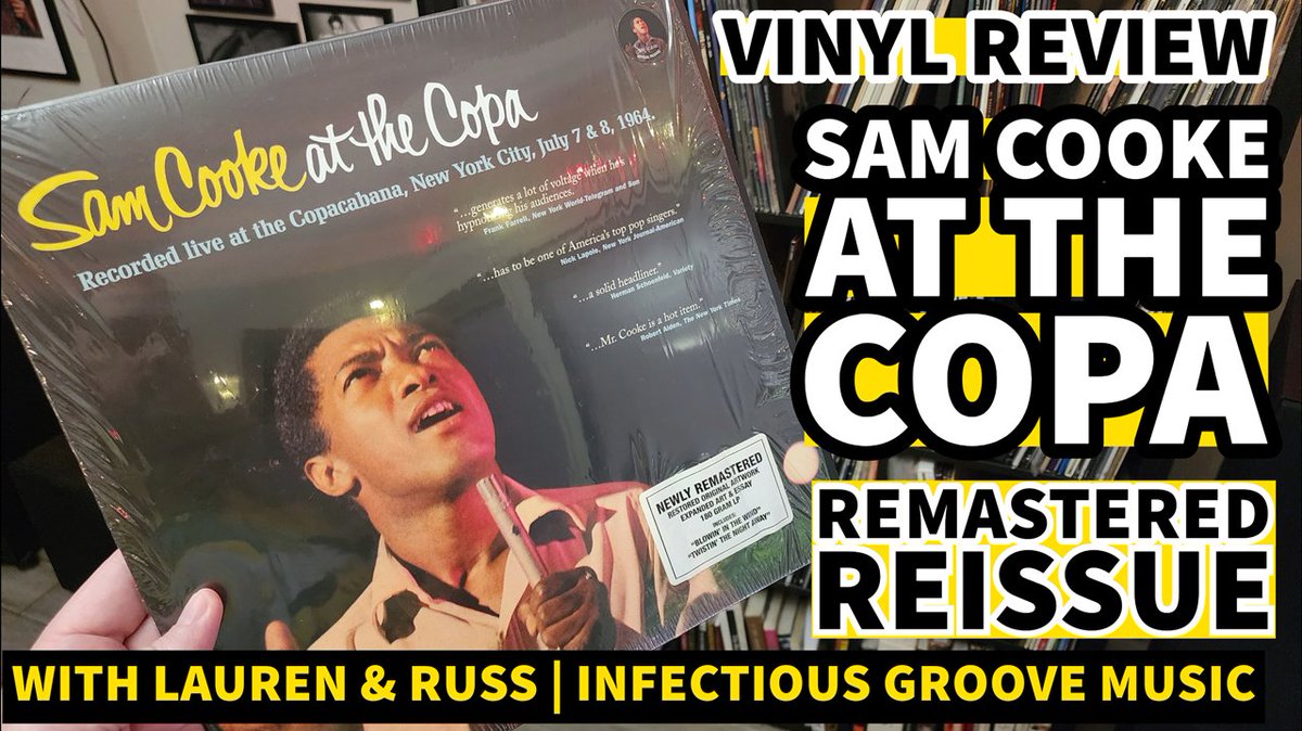 New #vinyl review video is out now featuring #SamCooke - Live At The Copa

Subscribe &amp; watch here
youtu.be/zm1BdklVpos?si…