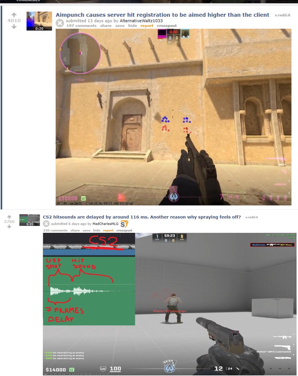&gt; <a href="/DonHaci/">Hac1</a> calls out CS2
&gt; CS2 Devs DM and ask for reproducible bug
&gt; Community posts two of them in a span of 2 weeks
&gt; No action taken

The fuck you want us to do, fix it for ya? <a href="/CounterStrike/">CS2</a>