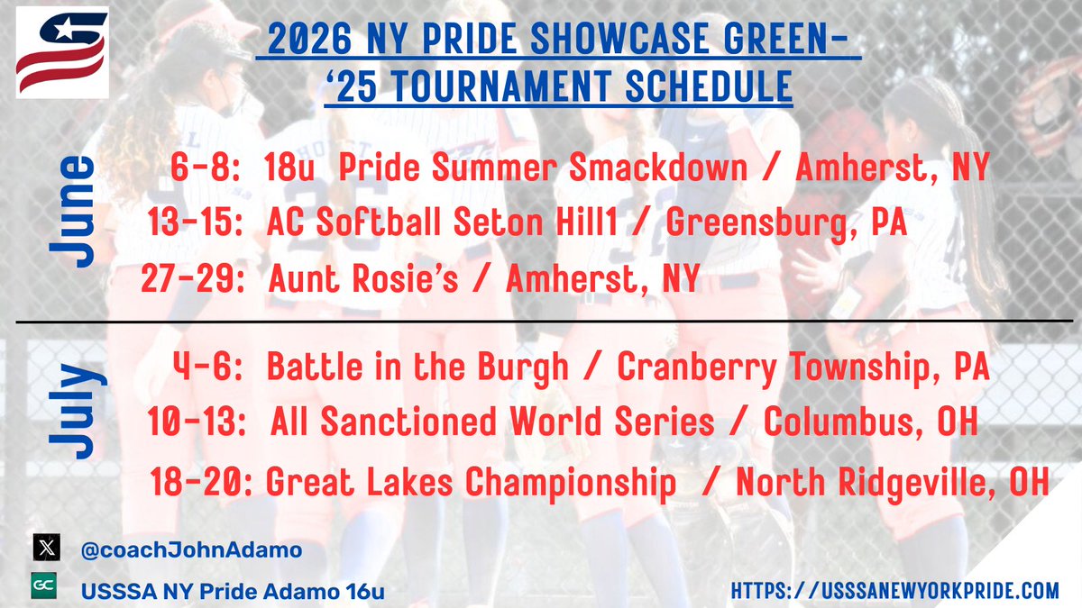 USSSA NY PRIDE 2026 - GREEN tweet media