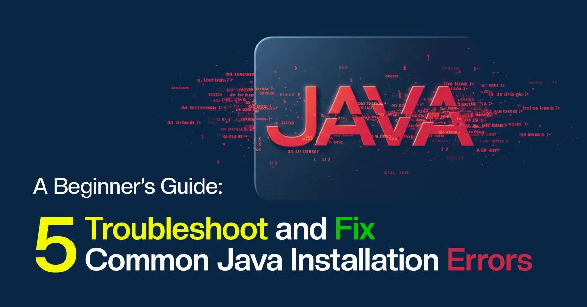 broadwayinfosys's tweet image. Whether you're a student or a professional setting up your development environment, Java errors can be frustrating. We've compiled common Java installation issues and how to fix them, step by step.
Read the full guide here: buff.ly/inYtuMR
#BroadwayInfosys #JavaErrors