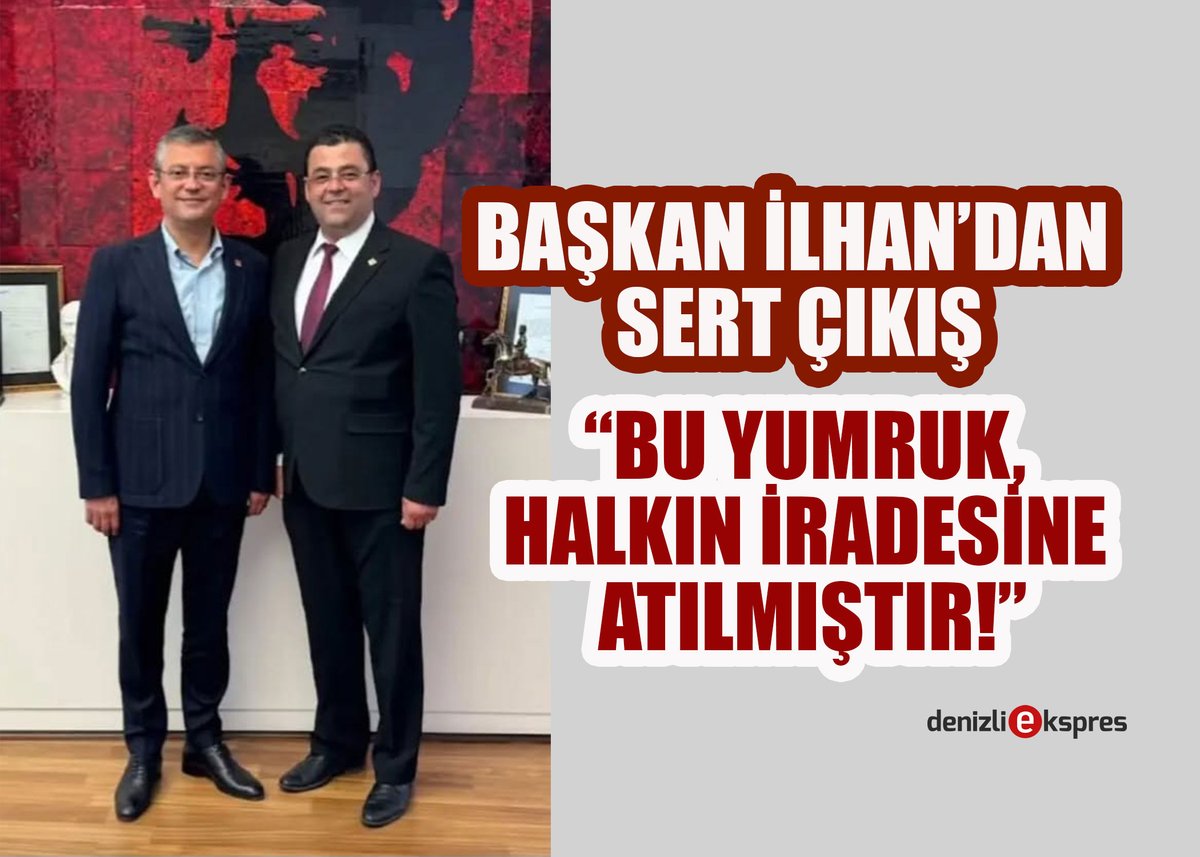 KADRİYE SÖZERİ (@gundemszer) on Twitter photo Başkan İlhan, "Siyasi şiddetle yol almaya çalışanlar bilsin: Biz buradayız, dimdik ayaktayız!"
denizliekspres.com.tr/baskan-ilhan-s…
<a href="/mujdatilhan/">müjdat ilhan</a> <a href="/merkezefendichp/">Chp Merkezefendi</a> <a href="/eczozgurozel/">Özgür Özel</a> Başkan İlhan, "Siyasi şiddetle yol almaya çalışanlar bilsin: Biz buradayız, dimdik ayaktayız!"
denizliekspres.com.tr/baskan-ilhan-s…
<a href="/mujdatilhan/">müjdat ilhan</a> <a href="/merkezefendichp/">Chp Merkezefendi</a> <a href="/eczozgurozel/">Özgür Özel</a>