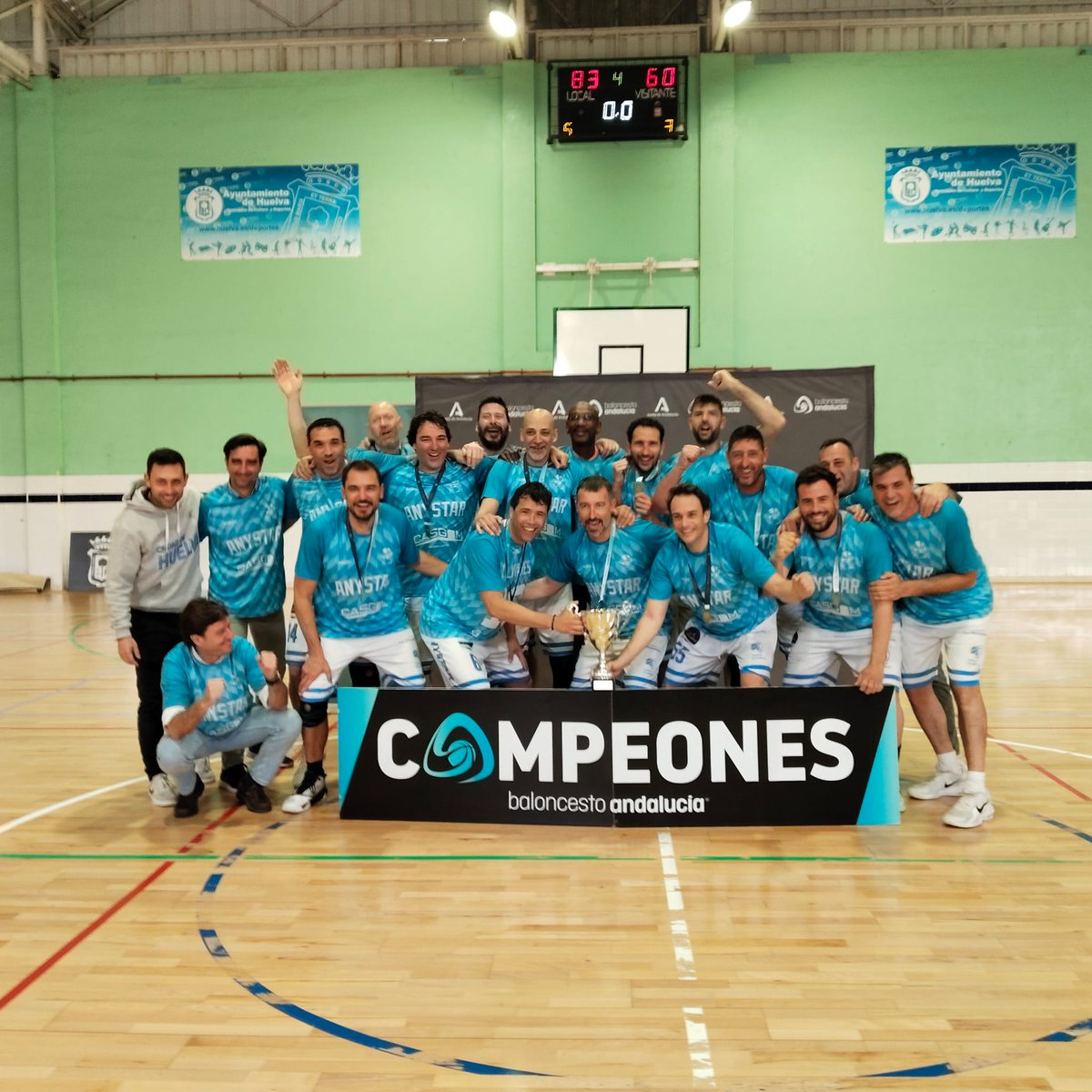 Campeones 1a PROVINCIAL FAB HUELVA 🏆20-0 invictos y doblete (Liga y Trofeo Apertura). 14 amigos, familia, ejemplo. Solo baloncesto. ANYSTAR🏀❤️ <a href="/jmontaner5/">Javi Montaner</a> <a href="/GR_ElOtro/">German Rodriguez</a> <a href="/AntonioGomzpais/">Antonio Gomez pais</a> <a href="/MiticoOli/">M.Oli</a>
