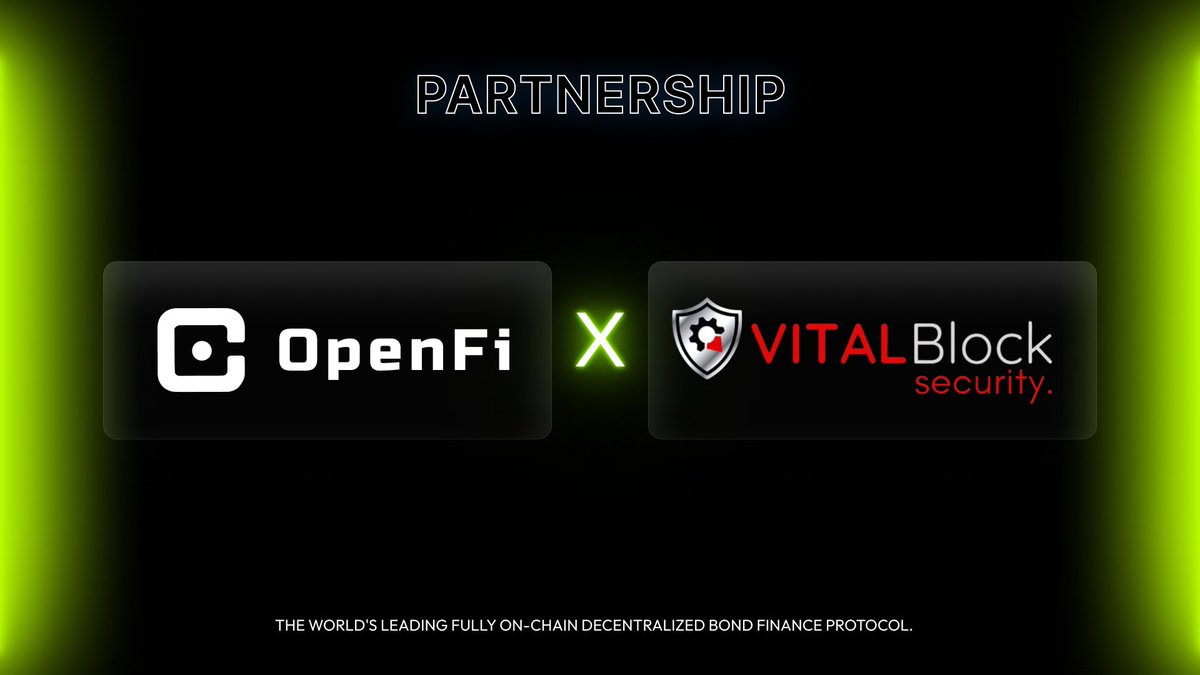 OpenFi (@openfixyz) on Twitter photo 🚀 New Partnership Alert!
We're thrilled to announce our #Partnership with <a href="/VB_Audit/">Vital Block 🛡️ Security</a>! 🤝
🥇#VitalBlockSecurity is a blockchain smart contract auditing and kyc company. With over 1,850+ Blockchain Projects & Companies Audited/KYCed & $2B+ User Funds Saved by VitalBlockSecurity. 🚀 New Partnership Alert!
We're thrilled to announce our #Partnership with <a href="/VB_Audit/">Vital Block 🛡️ Security</a>! 🤝
🥇#VitalBlockSecurity is a blockchain smart contract auditing and kyc company. With over 1,850+ Blockchain Projects & Companies Audited/KYCed & $2B+ User Funds Saved by VitalBlockSecurity.