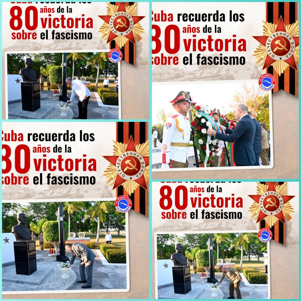 VictoriaViet's tweet photo. 80 Aniversario de la victoria contra el fascismo.
#CubaViveEnSuHistoria #CubaMined #PinardelRío https://t.co/KKR6WgRGto