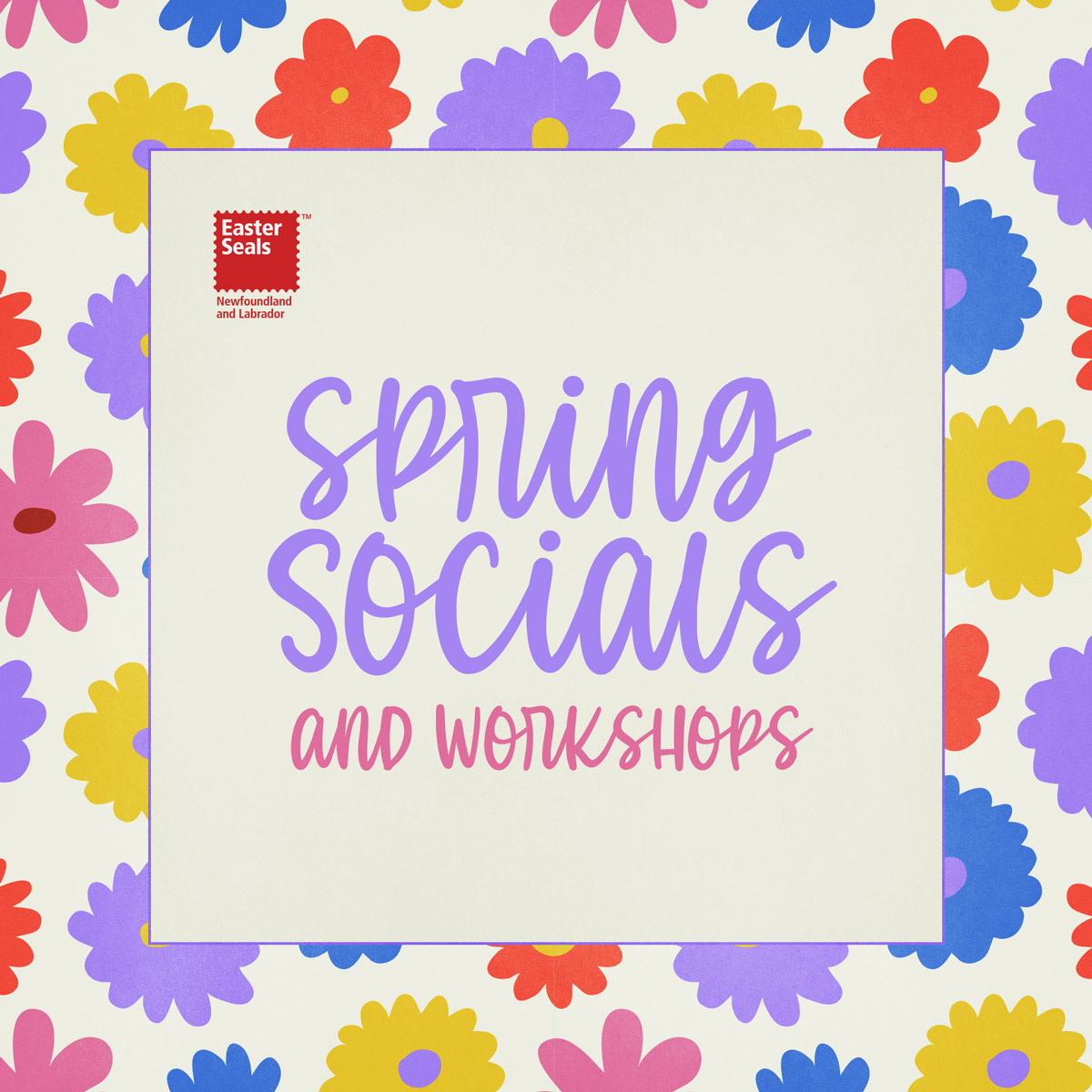 Spring Socials are here! 

Join us for weekly fun: 
No transportation or supervision provided—bring a 1:1 support worker if needed.

Register now: bit.ly/4jI4asQ
