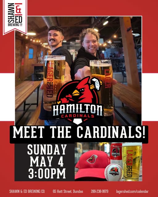 Bernie R. Bird (@bernierbird) on Twitter photo today is the day Hamilton ! open to everyone today at 3pm ! bring your friends and family and come meet your 2025 <a href="/HamCardinalsIBL/">Hamilton Cardinals</a> ! <a href="/lagershed/">Shawn & Ed Brewing</a> ! today is the day Hamilton ! open to everyone today at 3pm ! bring your friends and family and come meet your 2025 <a href="/HamCardinalsIBL/">Hamilton Cardinals</a> ! <a href="/lagershed/">Shawn & Ed Brewing</a> !