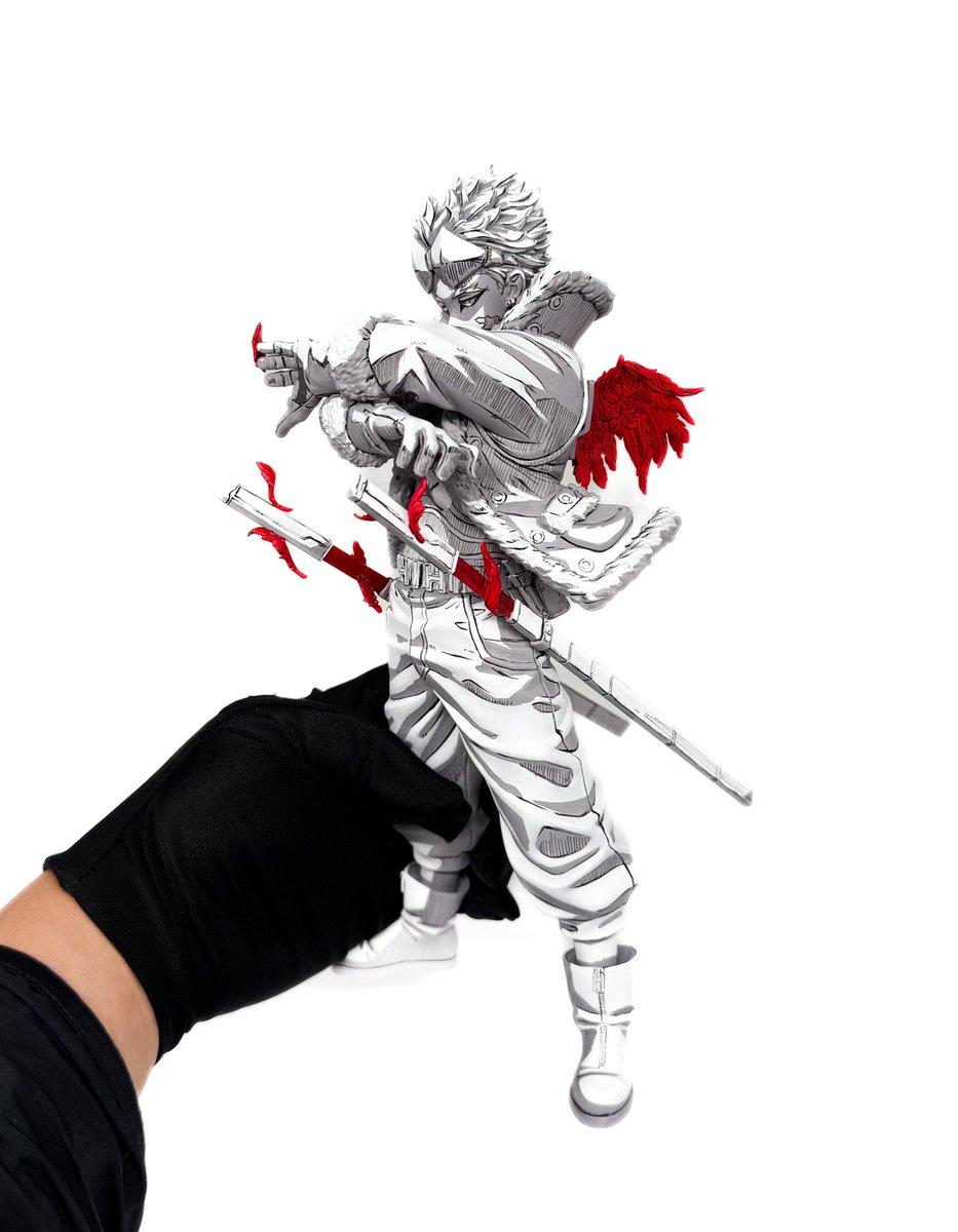 ホークスをスケッチ風にリペイントして見ました😊
このホークスフィギュアは
カッコイイですよね！