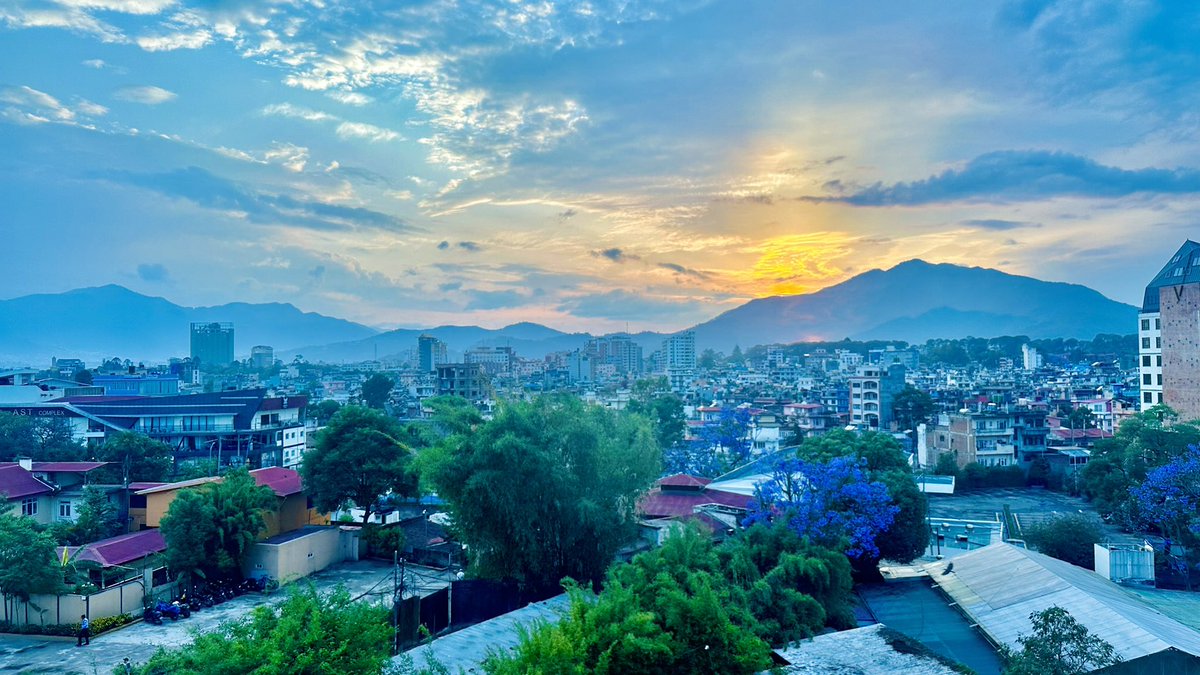 An evening in Kathmandu.