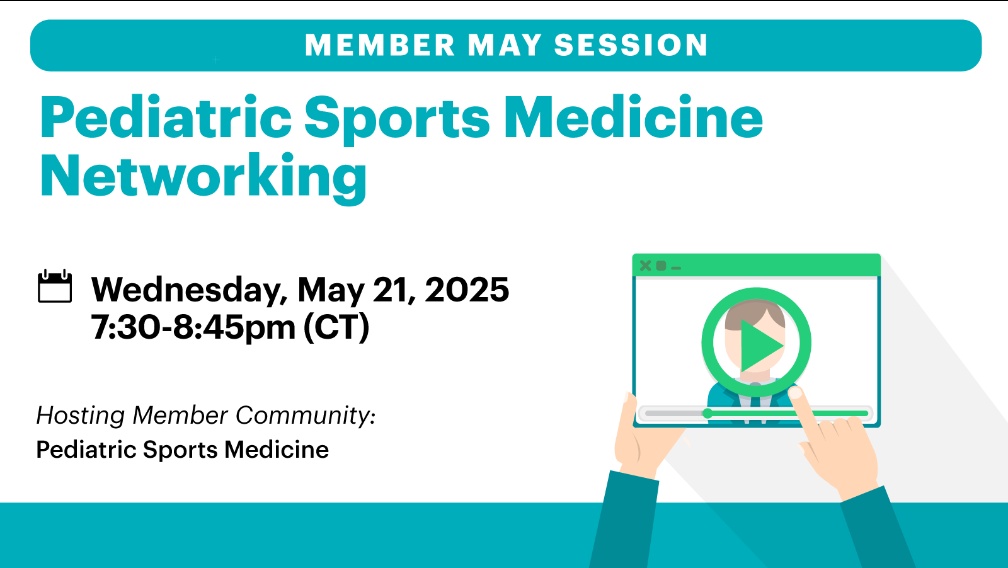 Dr. Ami (she/her) (@amiparekh1) on Twitter photo Hello all! <a href="/AAPMR/">AAPM&R News</a> 's AWESOME lineup for Member May is out. On Wed May 21 evening CST, I will be hosting a virtual networking session in relation to Pediatric Sports Medicine. Log into the AAPMR Online Learning Portal to sign up #PediatricSportsMedicine #SportsMedicine Hello all! <a href="/AAPMR/">AAPM&R News</a> 's AWESOME lineup for Member May is out. On Wed May 21 evening CST, I will be hosting a virtual networking session in relation to Pediatric Sports Medicine. Log into the AAPMR Online Learning Portal to sign up #PediatricSportsMedicine #SportsMedicine