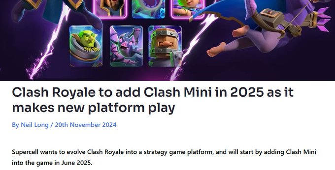 Infiniti🐺 (@infiniticm) on Twitter photo Me habéis preguntado muchos la fuente de donde he sacado la información:
En cuanto salga me volveréis a ver en Twitch y YouTube si es que merece la pena <a href="/ClashMini/">Clash Mini</a> en <a href="/ClashRoyale/">Clash Royale</a> Me habéis preguntado muchos la fuente de donde he sacado la información:
En cuanto salga me volveréis a ver en Twitch y YouTube si es que merece la pena <a href="/ClashMini/">Clash Mini</a> en <a href="/ClashRoyale/">Clash Royale</a>