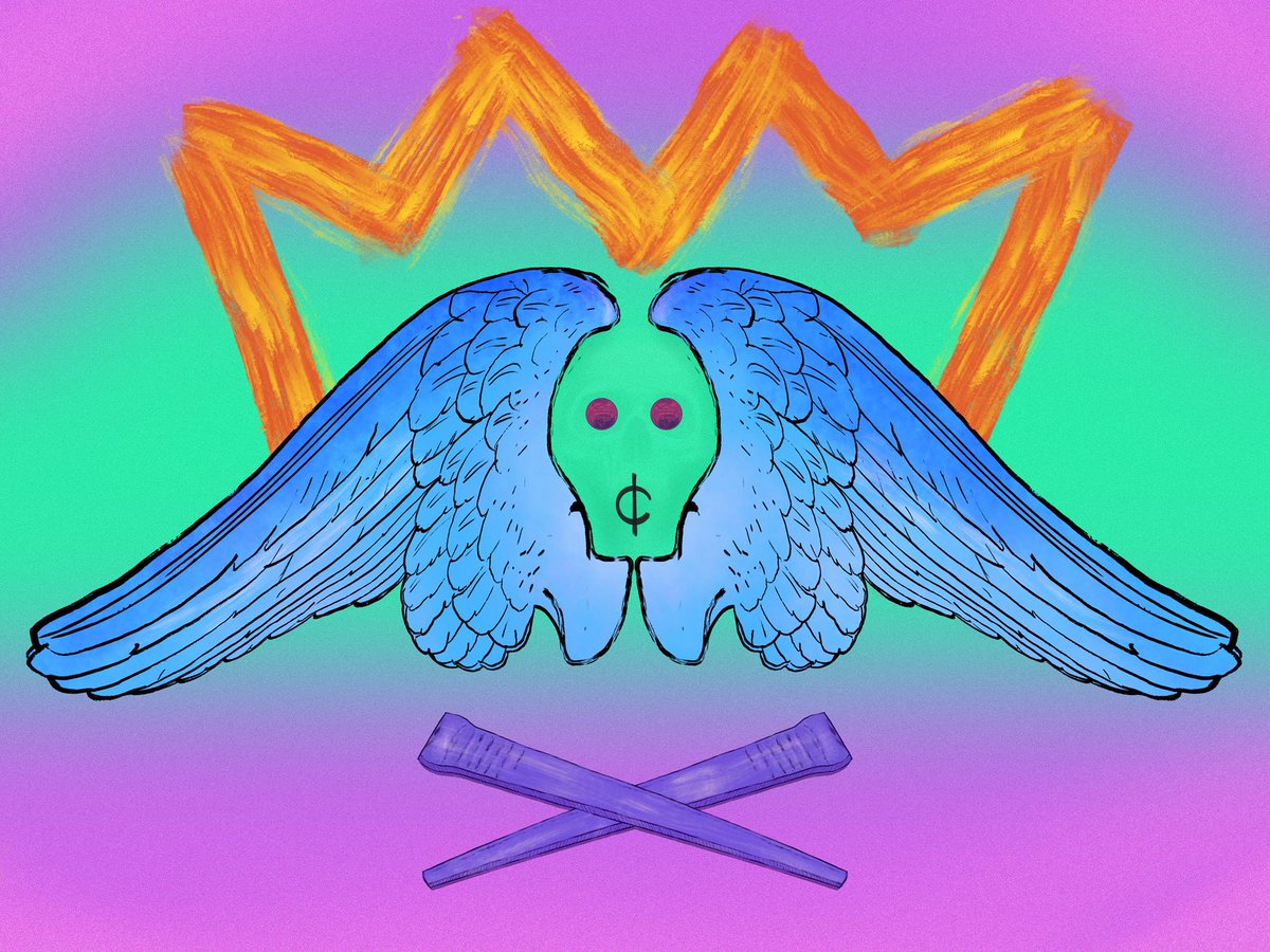 ArtWard3n's tweet image. Saturating Mortality- contemplation of Death to enrich Humanity
Death painted with vivid, saturated colors as a means of drawing you into the embrace of life, joy and the full human experience by recognizing that life is fleeting and death assured.