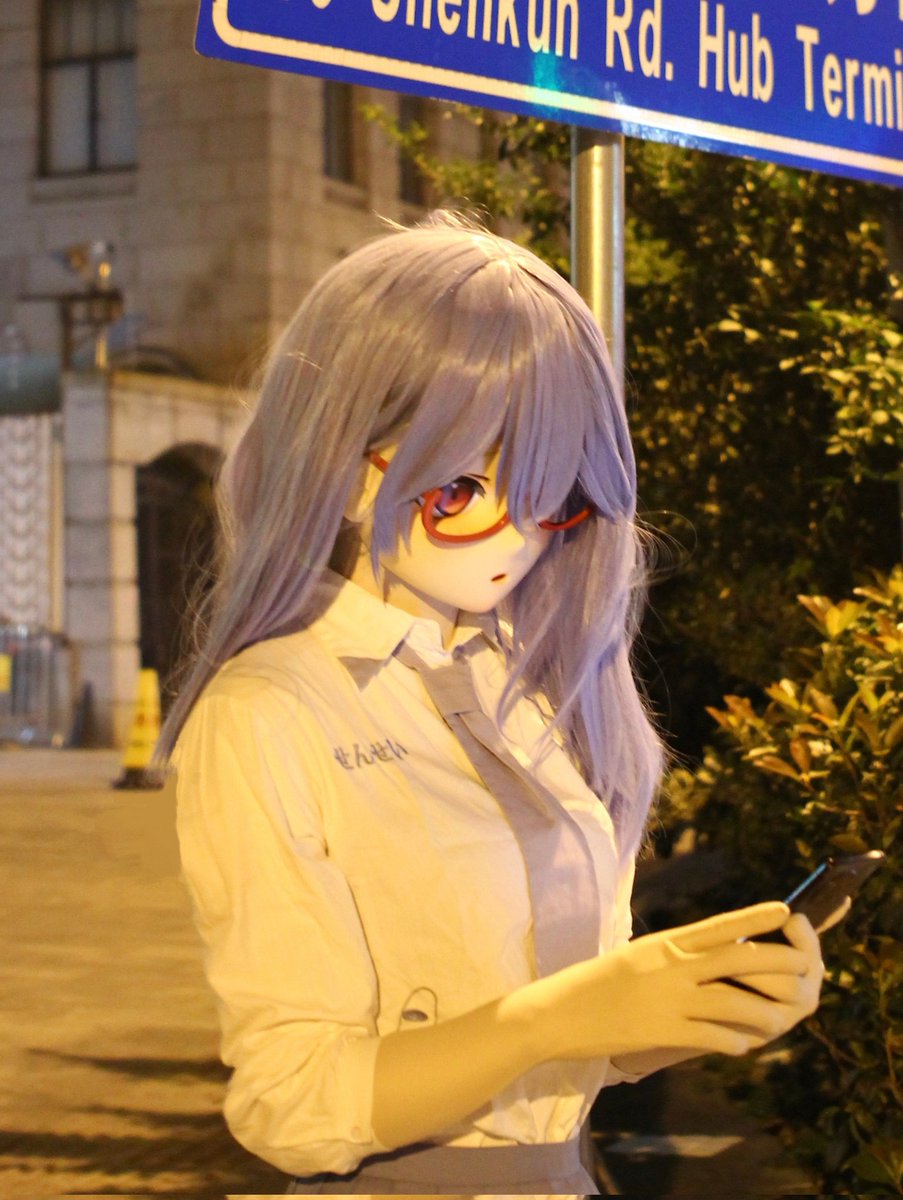 找到一张23年的老照片，那时候的天天看起来好聪明啊！
📷:<a href="/CYP_9344/">正比鱼∝</a> 
#kigurumi