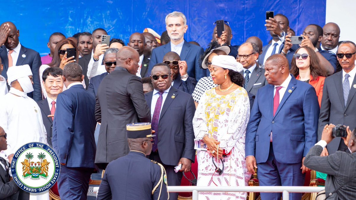 I had the honor of accompanying my husband, President Julius Maada Bio, to the inauguration ceremony of President Brice Oligui Nguema in Gabon. 

Representing the people of Sierra Leone, I expressed our sincere congratulations and looked forward to fostering stronger ties of