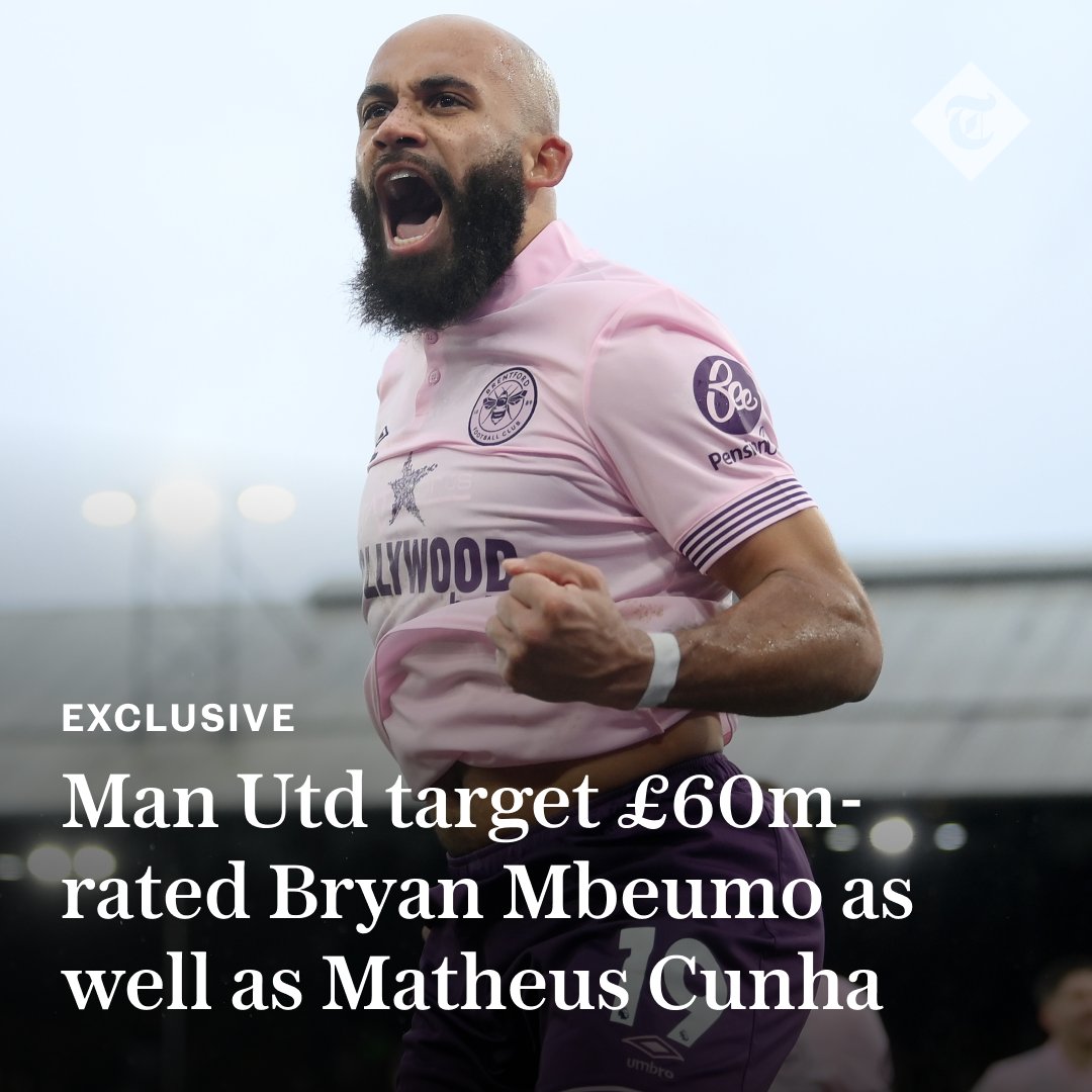 Telegraph Football (@telefootball) on Twitter photo EXCLUSIVE: Brentford striker Bryan Mbeumo high on list of potential targets as Amorim looks to bolster squad, with Wolves ace Cunha also in frame
Find out more from <a href="/mcgrathmike/">Mike McGrath</a> ⬇️
telegraph.co.uk/football/2025/…
#MUFC EXCLUSIVE: Brentford striker Bryan Mbeumo high on list of potential targets as Amorim looks to bolster squad, with Wolves ace Cunha also in frame
Find out more from <a href="/mcgrathmike/">Mike McGrath</a> ⬇️
telegraph.co.uk/football/2025/…
#MUFC