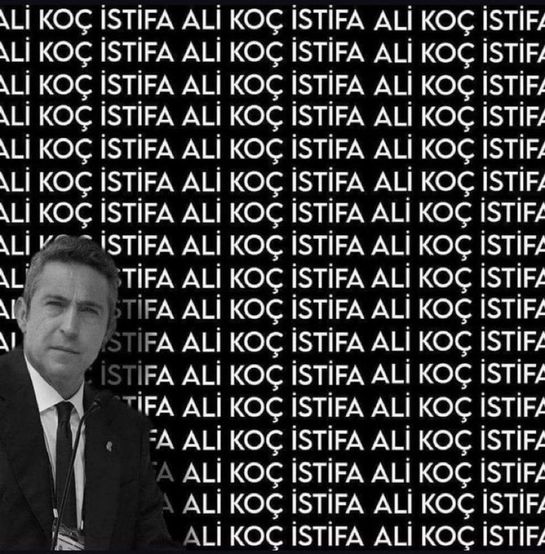 Bu tweetin altına #AliKoçİstifa yazan herkesi takip ediyorum ! Rt yapanlar takiplessin !

DAHA YÜKSEK SESLE ALİ KOÇ İSTİFA