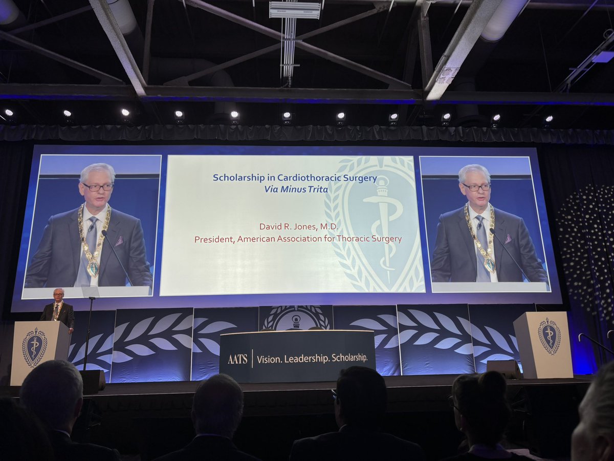 Daniela (@daniela_molena) on Twitter photo The road less traveled was the best road! <a href="/JonesDavid2013/">Jones David R.</a> inspiring Presidential address. The secrete sauce for research and innovation is scholarship!
#AATS2025 <a href="/AATSHQ/">AATS</a> <a href="/MSK_Thoracic/">ThoracicSurgeryMSK</a> The road less traveled was the best road! <a href="/JonesDavid2013/">Jones David R.</a> inspiring Presidential address. The secrete sauce for research and innovation is scholarship!
#AATS2025 <a href="/AATSHQ/">AATS</a> <a href="/MSK_Thoracic/">ThoracicSurgeryMSK</a>