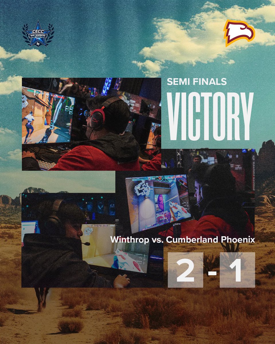 Winthrop Esports (@winthropesports) on Twitter photo Scriptwriters knew what they were doing 😉
GGs, <a href="/CUeSports21/">Cumberland University Esports</a>. #WUVAL is headed to the Grand Finals of #CECCTexas2025. Scriptwriters knew what they were doing 😉
GGs, <a href="/CUeSports21/">Cumberland University Esports</a>. #WUVAL is headed to the Grand Finals of #CECCTexas2025.