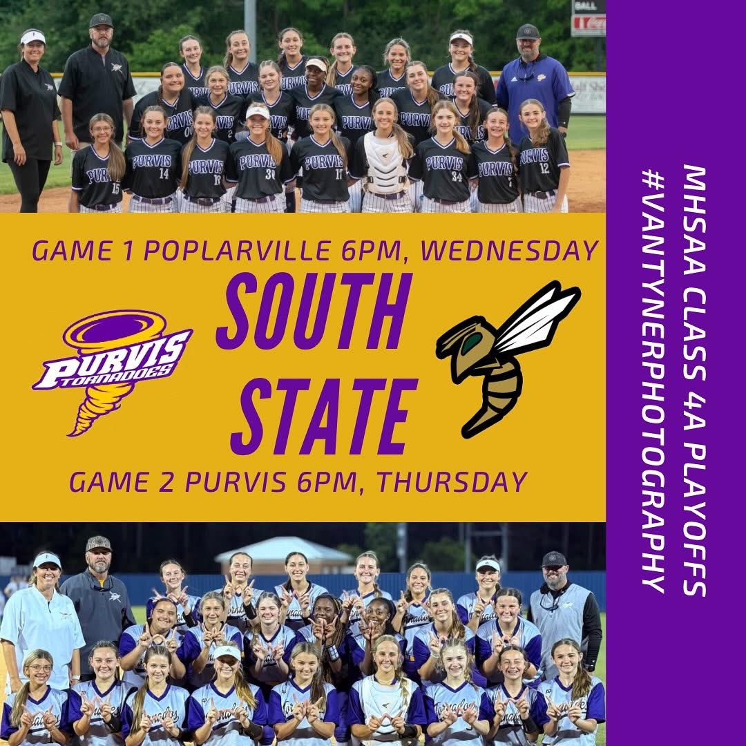 purvis_softball's tweet photo. The times are set, bring on Wednesday!! 😈🥎
#SouthState #LeaveALegacy #EverythingMatters #BeUnstoppable https://t.co/blmttOBdXM