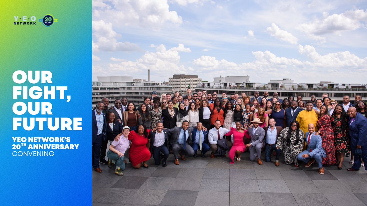 Twenty years of impact — and counting.

Thanks to every young elected leader who filled our #YEO20th Anniversary with love, power, and purpose. We hope you’re recharged, inspired, and ready to resist.

We’ll see you soon!