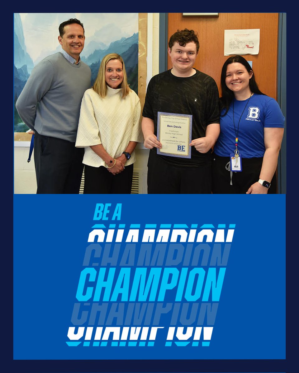 📷 This week’s Bexley Champ is Ben Davis, a BHS freshman who was recognized for Demonstrating Kindness, one of our district’s core pillars.

From comforting classmates to lending a hand without being asked, Ben leads with empathy and care every day. Way to BE! #BexleyCitySchools