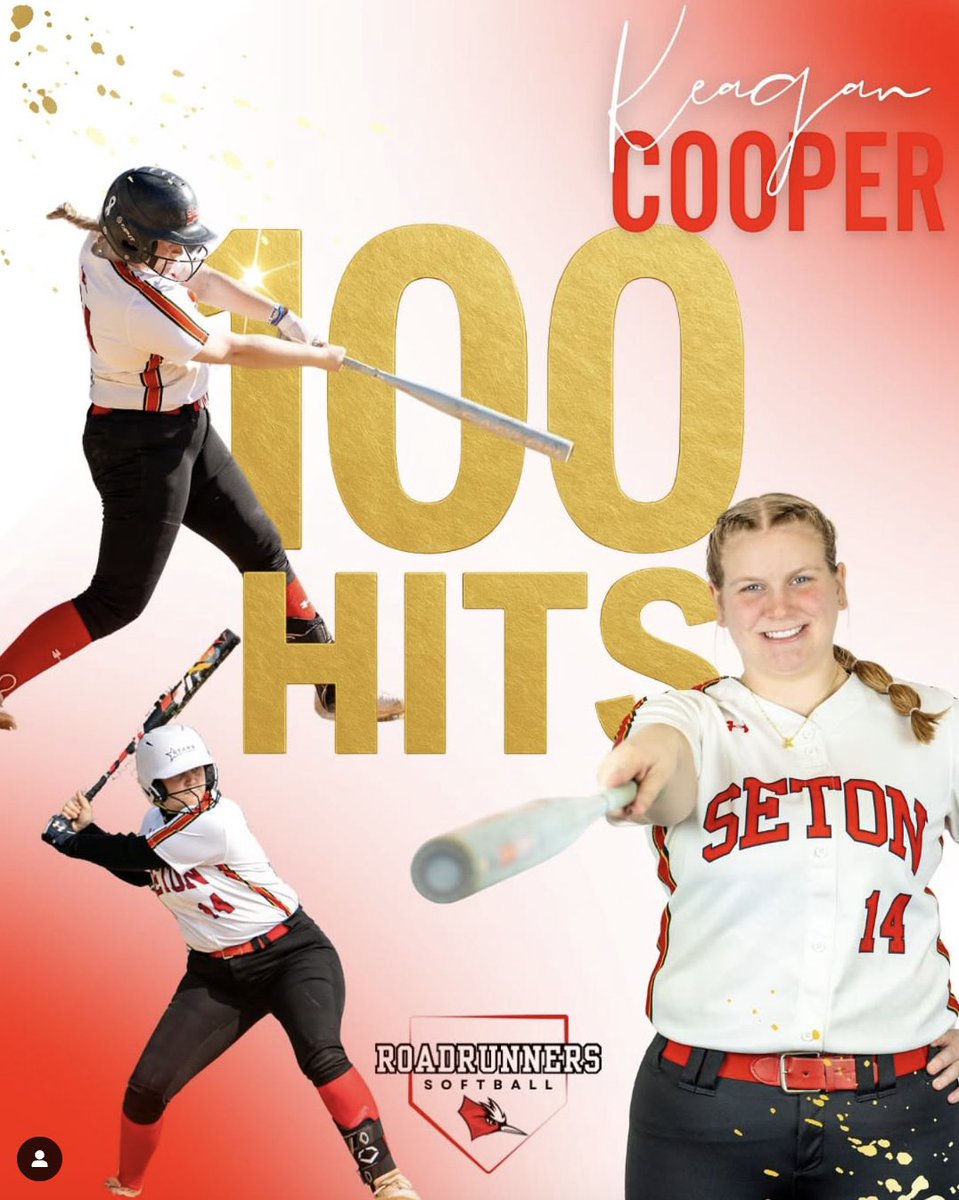 I am so grateful to reach this milestone! 100 career high school hits! <a href="/SUHornetsSB/">Shenandoah University Softball</a> <a href="/NCFurySoftball/">Northern Calvert Fury Softball</a>
