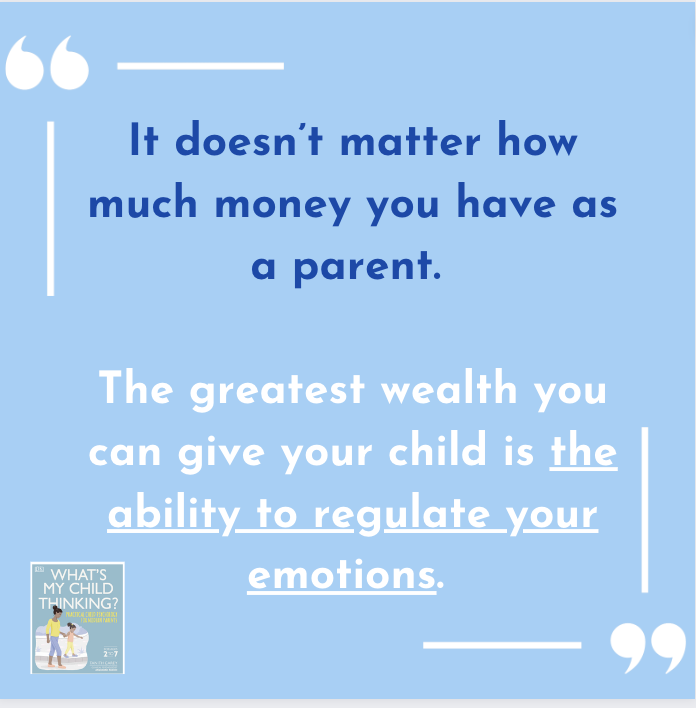 TanithCarey's tweet image. Parents,
No matter how much money you have, this is the greatest gift you can give your child.
It not only helps the world feel like a safe place.
It shows them to understand and regulate their own
Follow What's my Child Thinking?
#parentingwin #parentingtips #BankHoliday