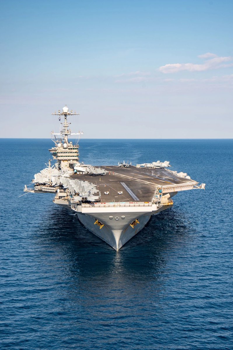 Distance of the USS Truman from Yemen:

April 25th =&gt; 870 km

April 28th =&gt; 970 km

May 3rd =&gt; 1,150 km

Notice anything ?