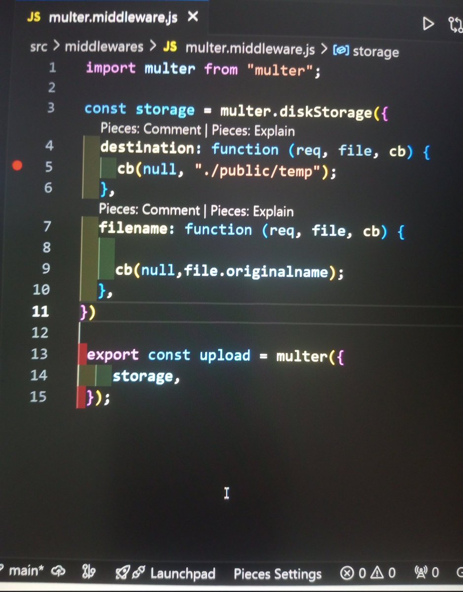Multer is a Node.js middleware used with Express to handle multipart/form-data, which is primarily used for uploading files.

Imagine Sending a Parcel (File Upload),
 Multer is like 🚚  a delivery guy for our files in a web app built with Express.js.