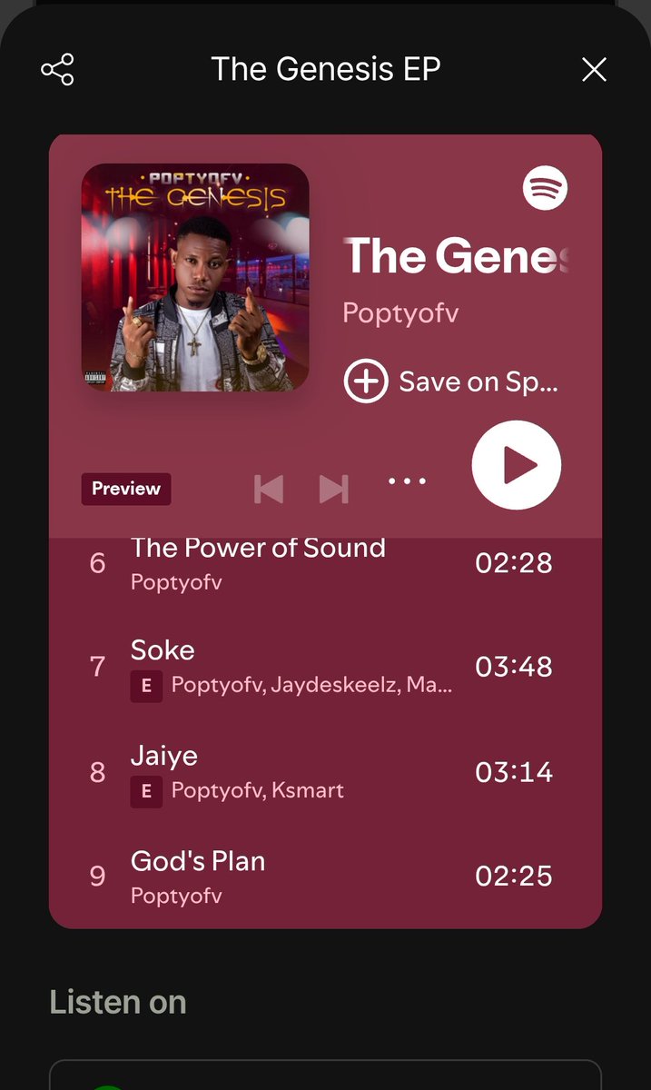poptyofv's tweet image. Whenever I feel down, I listen to my album The Genesis. It reminds me of my purpose and who I am—and encourages anyone in a similar place to do the same.
You can stream it on your favorite music platform.
poptyofv.lnk.to/TheGenesis 🔥
Happy new week! 🩵
