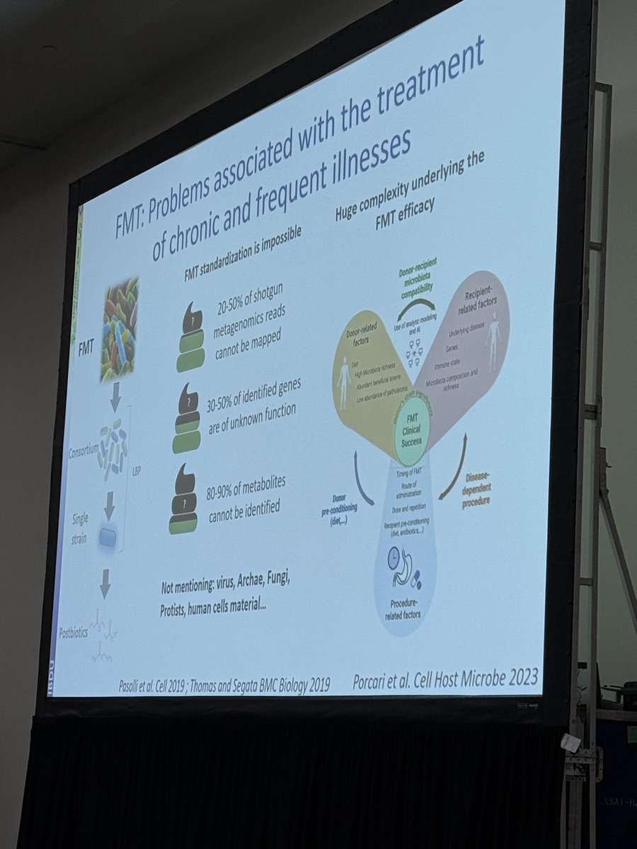 John Damianos, M.D. (@john_damianosmd) on Twitter photo Why are we moving away from fecal microbiota transplantation in inflammatory bowel disease and other chronic diseases?
We need more refined and targeted approaches which can be standardized and reliable.
<a href="/h_sokol/">Harry Sokol</a> #DDW2025 Why are we moving away from fecal microbiota transplantation in inflammatory bowel disease and other chronic diseases?
We need more refined and targeted approaches which can be standardized and reliable.
<a href="/h_sokol/">Harry Sokol</a> #DDW2025