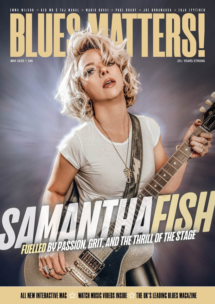 Samantha Fish (@samantha_fish) on Twitter photo I'm honored to be on the front cover of <a href="/BluesMattersMag/">Blues Matters</a>! Read the new issue for FREE ➡️ bluesmatters.com/current-issue I'm honored to be on the front cover of <a href="/BluesMattersMag/">Blues Matters</a>! Read the new issue for FREE ➡️ bluesmatters.com/current-issue