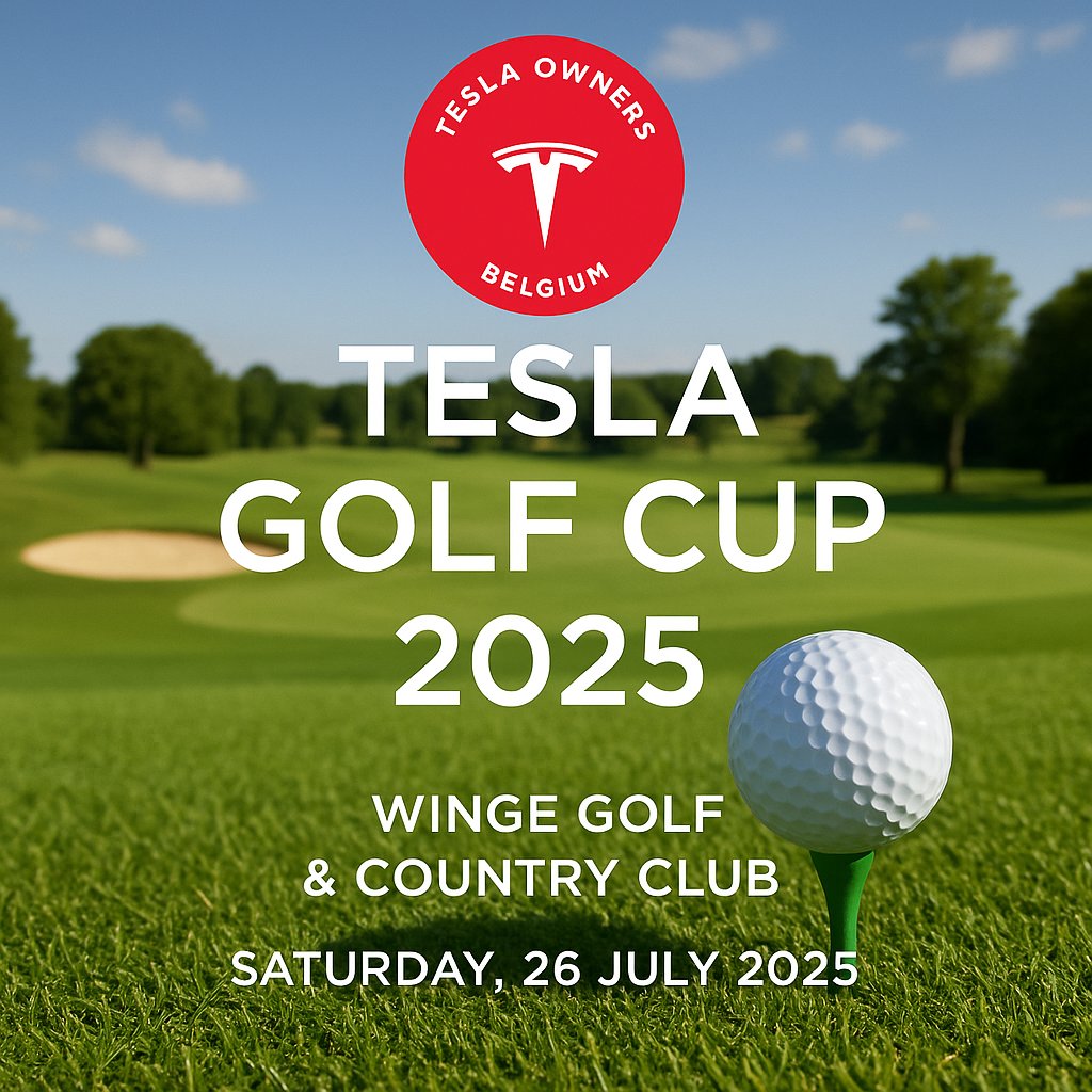 The <a href="/Tesla/">Tesla</a> Golf Cup 2025 at Winge Golf and Country Club on Saturday 26 July 2025 with BBQ dinner. Open competition for <a href="/TeslaClubBE/">Tesla Owners Club BE 🇧🇪</a> members and non-members 
buytickets.at/teslaclub/1690…
#TeslaGolf #GolfCup #Belgium #WingeGolf
