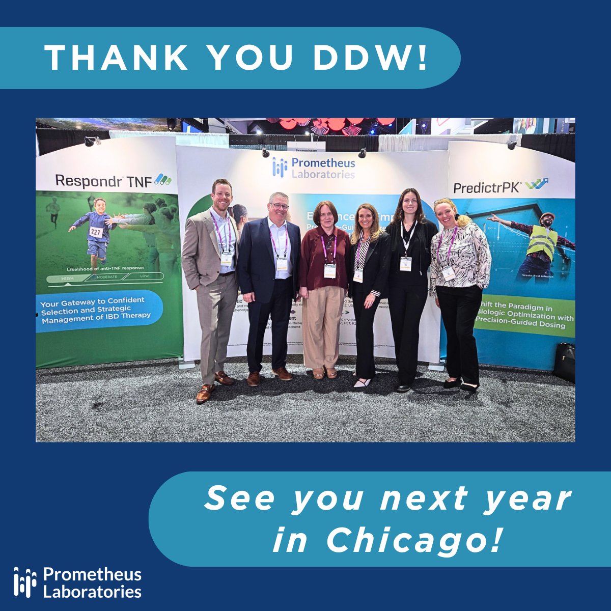 Thank you to everyone who came by at #DDW2025 to discuss how precision-guided dosing with PredictrPK, following therapy selection guided by Respondr, enables comprehensive therapy optimization and supports improved patient outcomes. We’ll see you next year in Chicago!