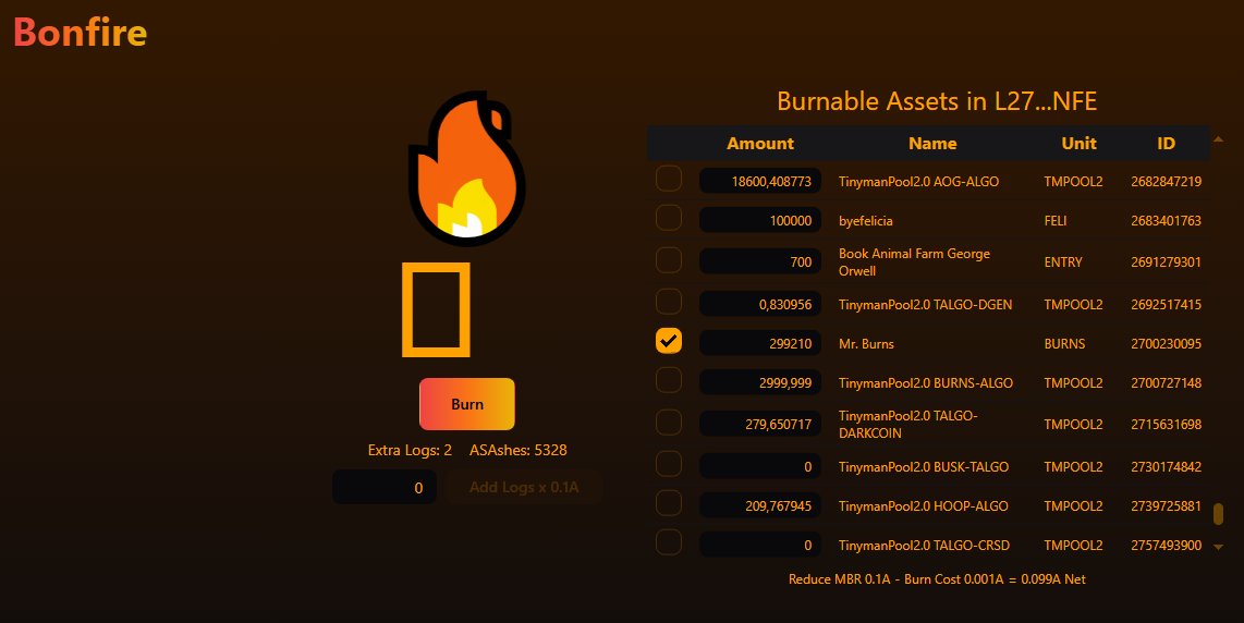 BURNS Details | Pera Algorand Explorer
explorer.perawallet.app/address/BNFIRE…

Here in this link you can check the burning of the supply with #Bonfire. #burn #token

<a href="/SilentRhetoric/">SilentRhetoric.algo</a>
