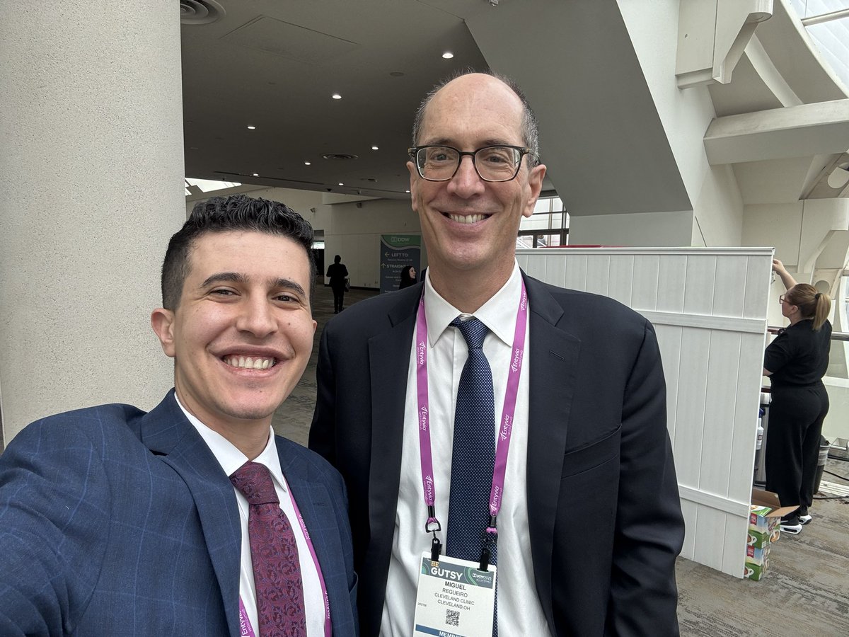 Saqr Alsakarneh, MD, MSc (@alsakarnehsaqr) on Twitter photo Soaking up some wisdom from the legend <a href="/MRegueiroMD/">Miguel Regueiro</a> 🙏🏻 at <a href="/DDWMeeting/">Digestive Disease Week</a> <a href="/AmerGastroAssn/">American Gastroenterological Association (AGA)</a>
#GITwitter #MedEd Soaking up some wisdom from the legend <a href="/MRegueiroMD/">Miguel Regueiro</a> 🙏🏻 at <a href="/DDWMeeting/">Digestive Disease Week</a> <a href="/AmerGastroAssn/">American Gastroenterological Association (AGA)</a>
#GITwitter #MedEd