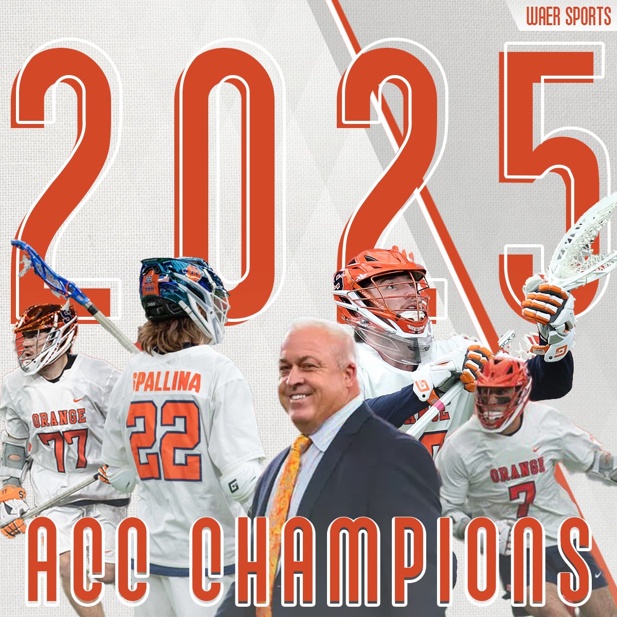WAER Sports (@waersports) on Twitter photo Your 2025 ACC Champions, <a href="/CuseMLAX/">Syracuse Men’s Lacrosse</a>!
📻<a href="/waer883/">WAER Syracuse Public Media</a>, waer.org Your 2025 ACC Champions, <a href="/CuseMLAX/">Syracuse Men’s Lacrosse</a>!
📻<a href="/waer883/">WAER Syracuse Public Media</a>, waer.org