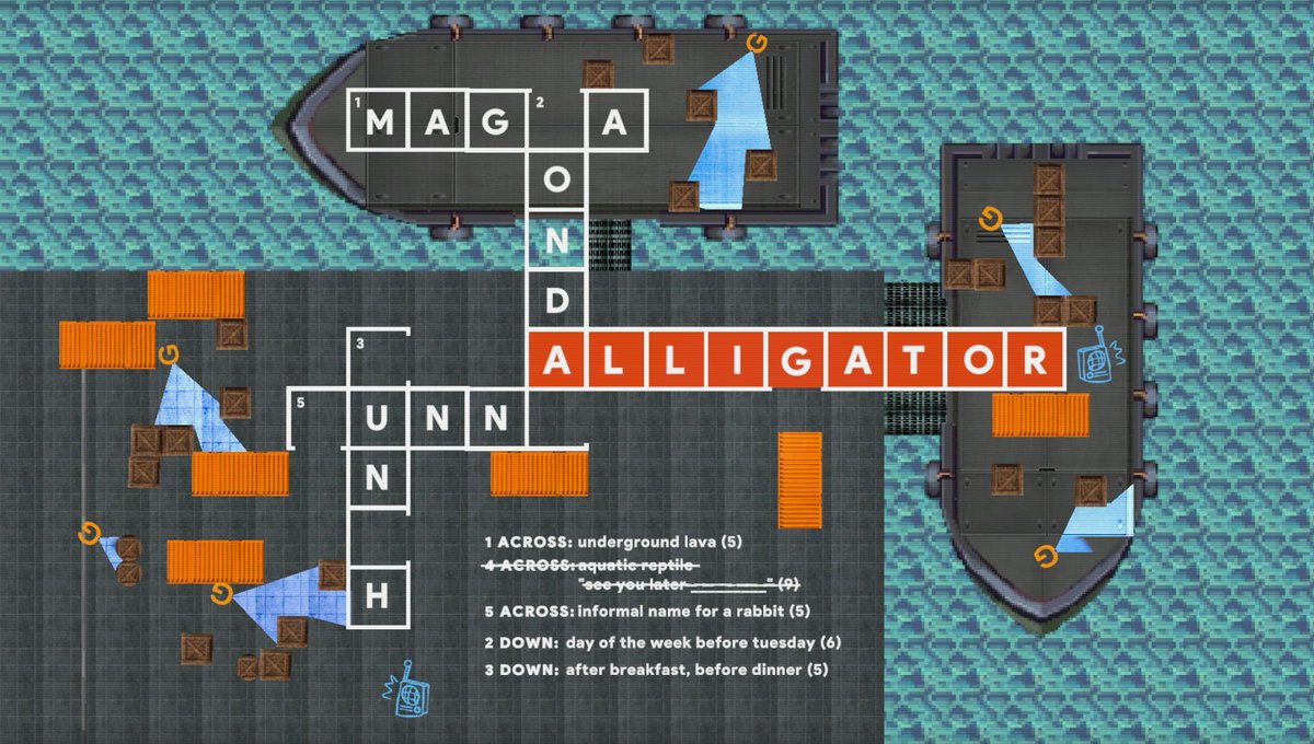 wf__games's tweet image. Stealth Crossword by @Firstbornjames: computerjames.itch.io/stealth-cw