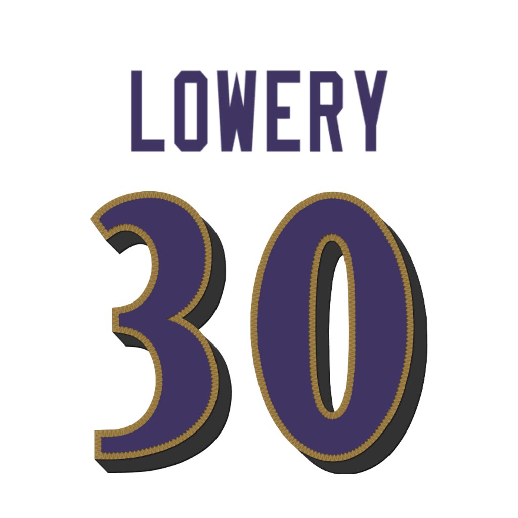 NFL Jersey Numbers (@nfl_jersey_num) on Twitter photo Baltimore Ravens DB Reuben Lowery (<a href="/reubenlowery3/">Reuben Lowery</a>) is wearing number 30. Last assigned to Trayvon Mullen. #RavensFlock Baltimore Ravens DB Reuben Lowery (<a href="/reubenlowery3/">Reuben Lowery</a>) is wearing number 30. Last assigned to Trayvon Mullen. #RavensFlock