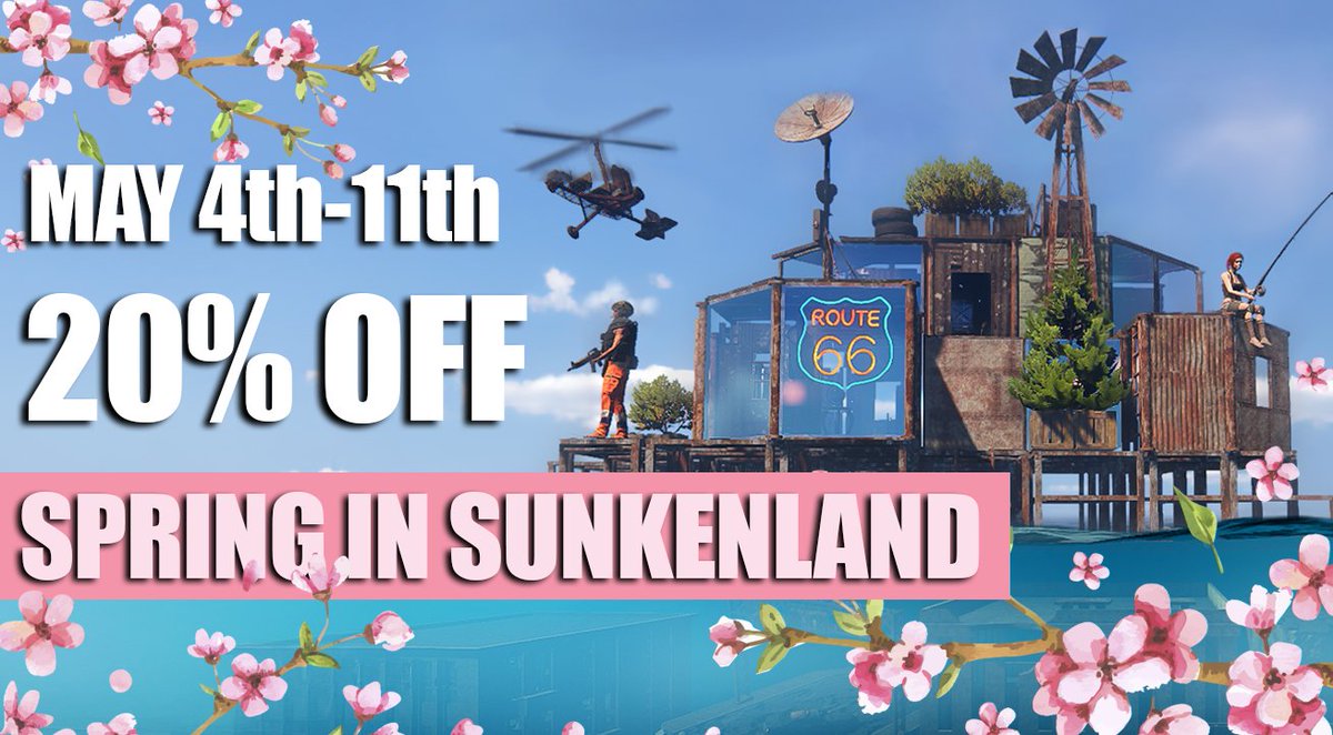 Sunkenland’s spring sale is live! Enjoy 20% off on Steam until May 11 store.steampowered.com/app/2080690/Su…