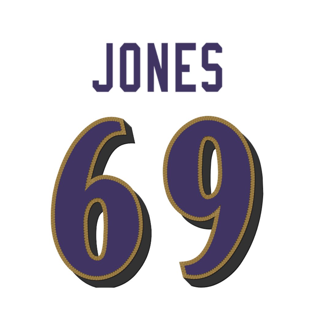 NFL Jersey Numbers (@nfl_jersey_num) on Twitter photo Baltimore Ravens DL Jayson Jones (<a href="/TheJaysonJones/">Jayson Elijah Jones</a>) is wearing number 69. Last assigned to Josh Tupou. #RavensFlock Baltimore Ravens DL Jayson Jones (<a href="/TheJaysonJones/">Jayson Elijah Jones</a>) is wearing number 69. Last assigned to Josh Tupou. #RavensFlock