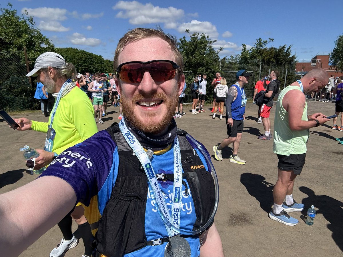 Colin Ferguson (@cpferguson87) on Twitter photo Absolutely delighted to get to do the <a href="/marathonbcm/">BelfastCityMarathon</a> in my home town today: a long held aspiration and a massive ✅ in the box. Got round in a personal best of 3:48.55, so the pints afterwards were well earned..! Absolutely delighted to get to do the <a href="/marathonbcm/">BelfastCityMarathon</a> in my home town today: a long held aspiration and a massive ✅ in the box. Got round in a personal best of 3:48.55, so the pints afterwards were well earned..!