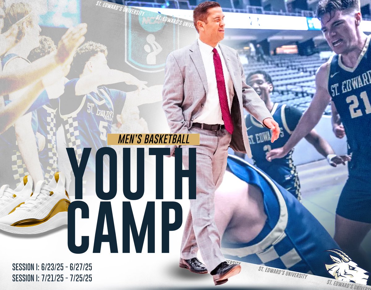 Just 7 weeks until our 13th summer of St. Edward’s Boys Basketball Camp. June 23-27 and July 21-25.  Camp is 9-4pm for boys entering grades 3-9. Register at: gohilltoppers.com/registrations/…