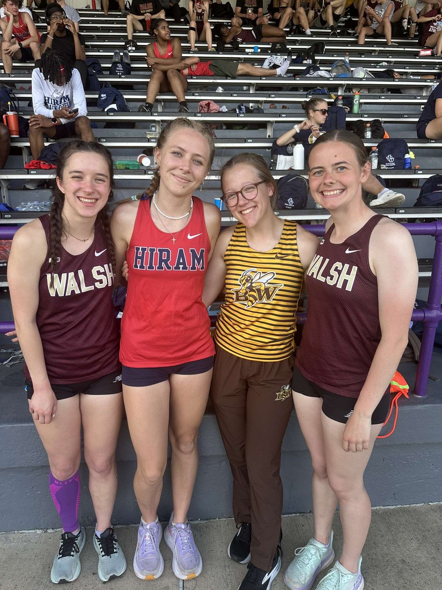 Shoutout to our Lady Namers (Gordan, Popik, Klonowski, Milner) running in college who had a big two weeks!

Fran Popik helped break the school 4x400 record at Hiram Colllege

Jessica Klonowski broke the 4x100 record for Baldwin Wallace at the OAC Championships!